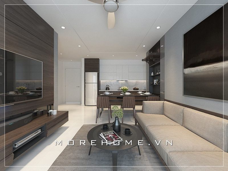+28 Công trình thiết kế phòng khách căn hộ 3d đẹp, độc đáo 2022-2023